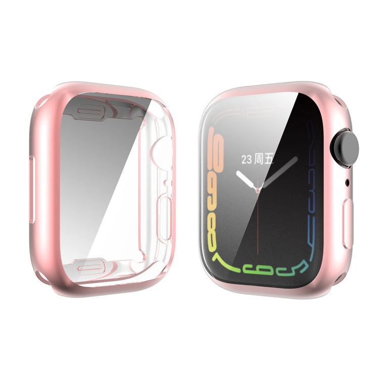 ENKAY Hat-Prince Electroplated TPU Case, For Apple Watch Series 9 / 8 / 7 41mm, For Apple Watch Series 9 / 8 / 7 45mm