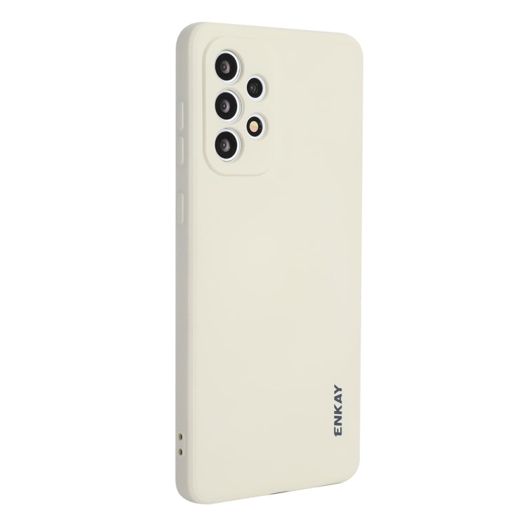 For Samsung Galaxy A73 5G ENKAY Liquid Silicone Soft Shockproof Phone Case, For Samsung Galaxy A73 5G