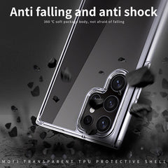 MOFI Ming series Fully Transparent Ultra-thin TPU Soft Shell All-round Protective Shell, For Samsung Galaxy S22 Ultra 5G