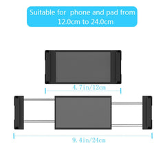 X004 Universal Rotational Adjustable Car Back Seat Mount Tablet Stand Phone Holder, 004