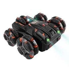 MoFun Five-wheeled Stunt Car 360-degree Swing Arm 2.4G Multifunctional RC Car, Single control, Double control