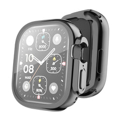 For Apple Watch Ultra 3 / 2 / 1 49mm ENKAY Full Coverage Electroplated Soft TPU Case with Screen Film