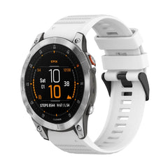 22mm Horizontal Texture Silicone Watch Band with Removal Tool, For Garmin Epix Gen 2, For Garmin Approach S62, For Garmin Fenix 6 GPS