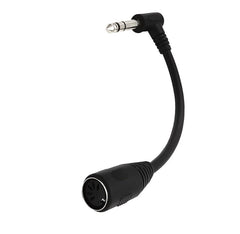 JUNSUNMAY 6.35mm 1/4 inch Male to Female 5 Pin MIDI Audio Stero Adapter, Cable Length: 20cm, Cable Length: 20cm