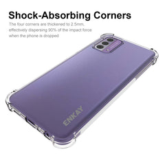 ENKAY Clear TPU Shockproof Anti-slip Phone Case, For Nokia G42 5G, For Nokia C12 4G, For Nokia C300 4G, For Nokia C22 4G, For Nokia C110 4G, For Nokia XR21 5G, For Nokia C32 4G