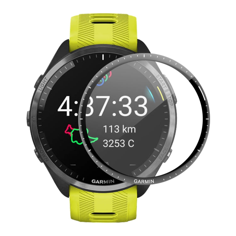 For Garmin Forerunner 965 ENKAY Hat-Prince 3D Full Coverage Soft PC Edge + PMMA HD Screen Protector Film, 1pcs, 2pcs, 5pcs, 10pcs