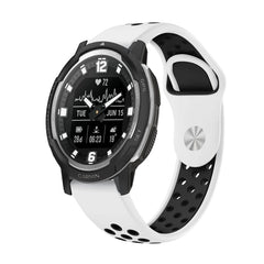 22mm Sports Breathable Silicone Watch Band, For Garmin Instinct Crossover Solar, For Garmin Fenix 7
