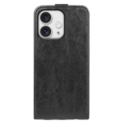 R64 Texture Single Vertical Flip Leather Phone Case, For iPhone 16 Pro, For iPhone 16 Plus, For iPhone 16, For iPhone 15 Pro Max, For iPhone 15 Pro, For iPhone 15 Plus