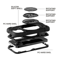 Shield PC Hybrid Silicone Phone Case, For iPhone 14, For iPhone 14 Pro Max