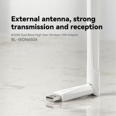 LB-LINK WDN650A For Decktop Computer Laptop Dual Band 650M Wireless USB Network Card