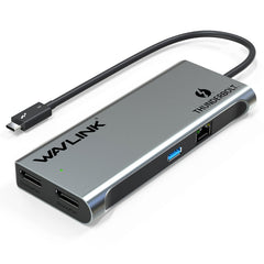 WAVLINK WL-UTD05 Multi-Function 4-in-1 Extender Type-C to DP Thunderbolt 3 Connector 4K Transfer, WL-UTD05