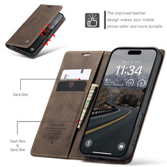 CaseMe 013 Multifunctional Horizontal Flip Leather Phone Case, For iPhone Air, For iPhone 16 Pro Max, For iPhone 16 Pro, For iPhone 16 Plus