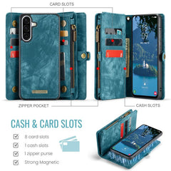 CaseMe 008 Detachable Multifunctional Leather Phone Case, For Samsung Galaxy A36 5G, For Samsung Galaxy S25 5G, For Samsung Galaxy S25+ 5G, For Samsung Galaxy S25 Ultra 5G