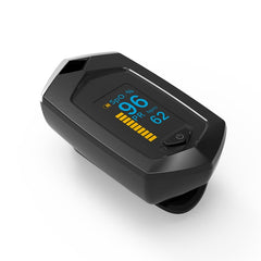 Portable Pulsioximetro Finger spo2 Pulse oxymeter blood oxygen monitor saturatiemeter (Orange)