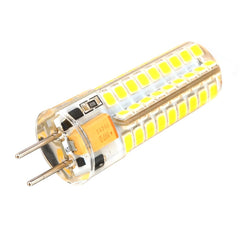GY6.35 5W SMD2835 72LEDs Dimmable Silicone Corn Bulb for Chandelier Crystal Lamp Lighting Accessories,AC 12V, Warm White, Cool White