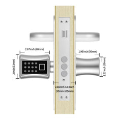 60+40mm Office Home Value Fingerprint Password Smart Lock Core Password Lock Only LockLock Home Security Door Lock, 60+40mm