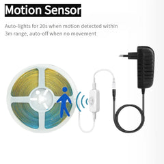 SHICUO COB LED Strip With PIR Motion Sensor For Room 110-220V