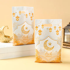 QIFUCN Eid Mubarak Gift Bags Plastic Treat Muslim Ramadan