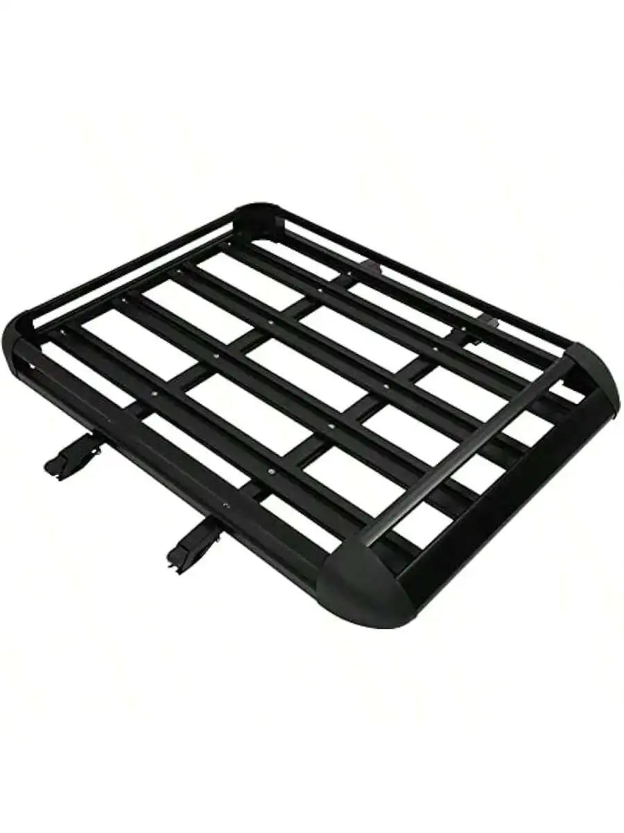 Eliteridegear Aintier Roof Rack with 48-inch crossbars and cargo basket for roof luggage and cargo carrier.