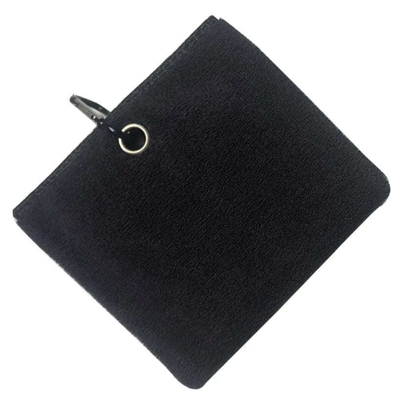 Unisex microfiber golf towel by Adistore in four color options, featuring soft, absorbent material ideal for cleaning golf clubs and balls.