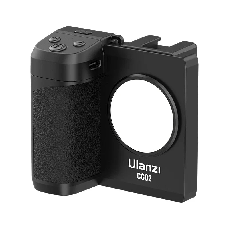 Ulanzi CapGrip II smartphone handheld selfie booster with Bluetooth remote, compact and ergonomic for easy selfie taking