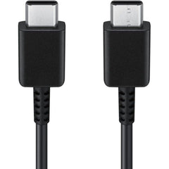 Samsung genuine Type-C charging data cable in black, 1 meter length, compatible with Samsung devices, from Phone Base.
