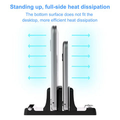 ANMONE Vertical Laptop Stand With Adjustable Dock For Home