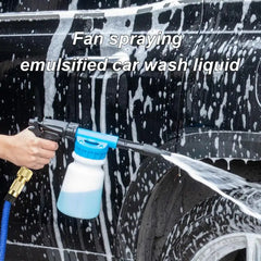 Eliteridegear 1L foam cannon for garden hose, handheld pressurized soap foam sprayer for cleaning and car washing.
