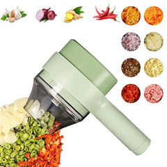 Zapcart Electric Garlic Grinder With Handle For Home Cooks Pro Cordless Fast Prep