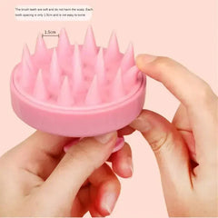 Silicone Scalp Massager Brush – Shampoo & Hair Cleansing Comb