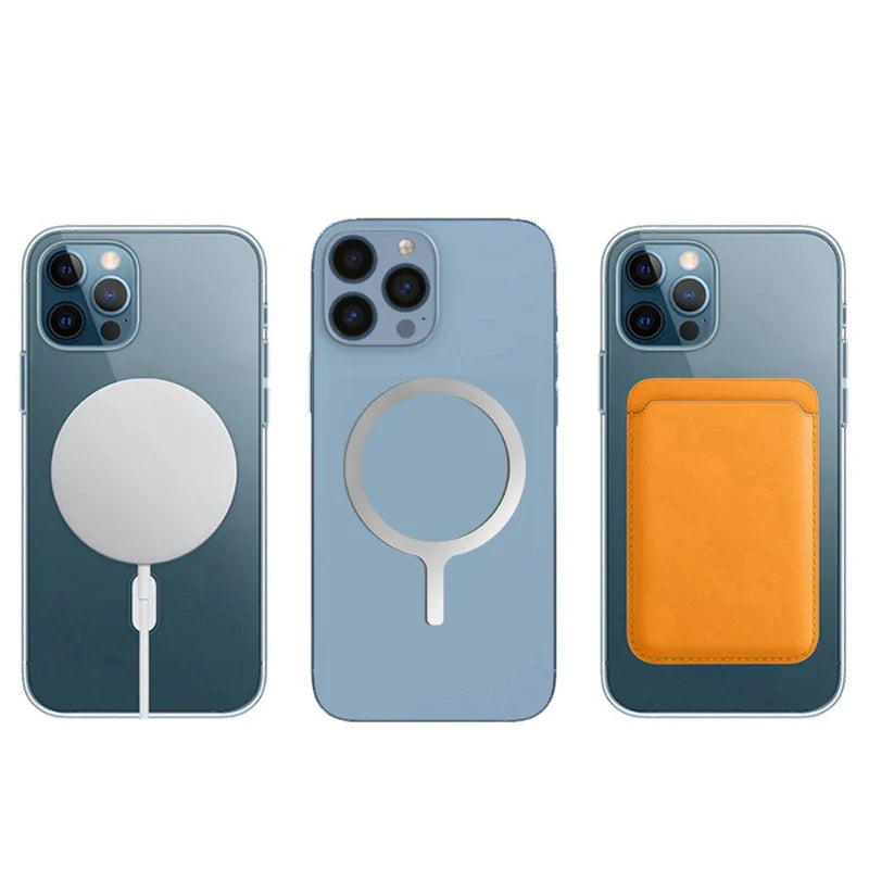 Eliteridegear 3/5 PC metal ring plate for Magsafe accessories, magnetic phone holder, wireless charger, compatible with iPhone 14 and 15.