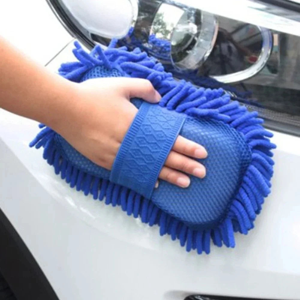 Eliteridegear ultra fine fiber car wash sponge and brush set with gloves for detailed car cleaning and care.