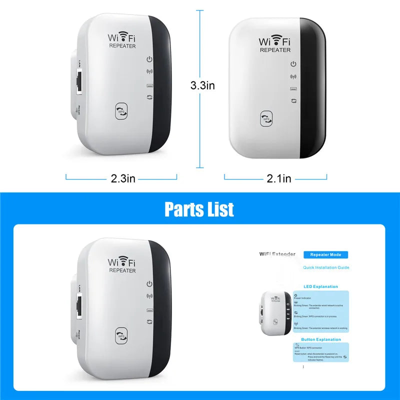 300Mbps Wireless WIFI Repeater Remote Wifi Extender WiFi Amplifier 802.11N WiFi Booster Repetidor Amplifier Wi Fi Reapeter