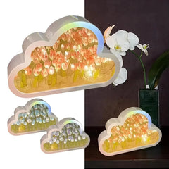 Choice Tulip Cloud Lamp DIY Mirror Night Light for Teens