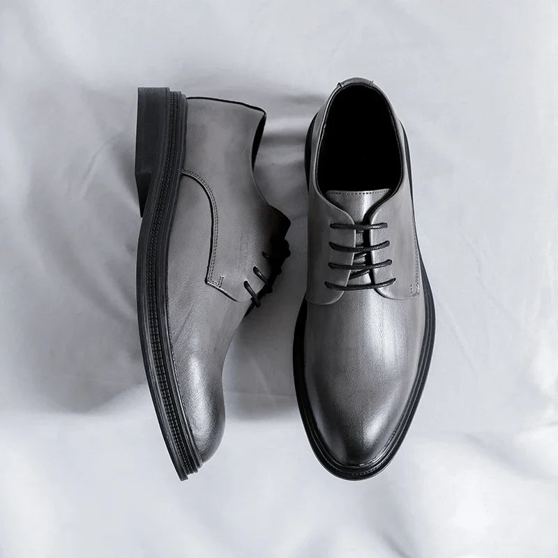 Height Boosting Men's Formal Oxford Shoes 3 6 8cm Elevate