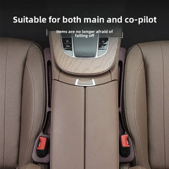 Eliteridegear car seat gap plug and anti-leak strip for interior storage, filling space between seats and preventing leaks.