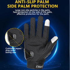 Eliteridegear breathable full finger motorcycle gloves with non-slip, wear-resistant design, suitable for motocross and riding, touchscreen compatible