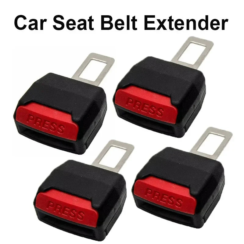 Eliteridegear car seat belt clip extender and safety buckle lock, thick insert socket for enhanced seatbelt security and comfort.