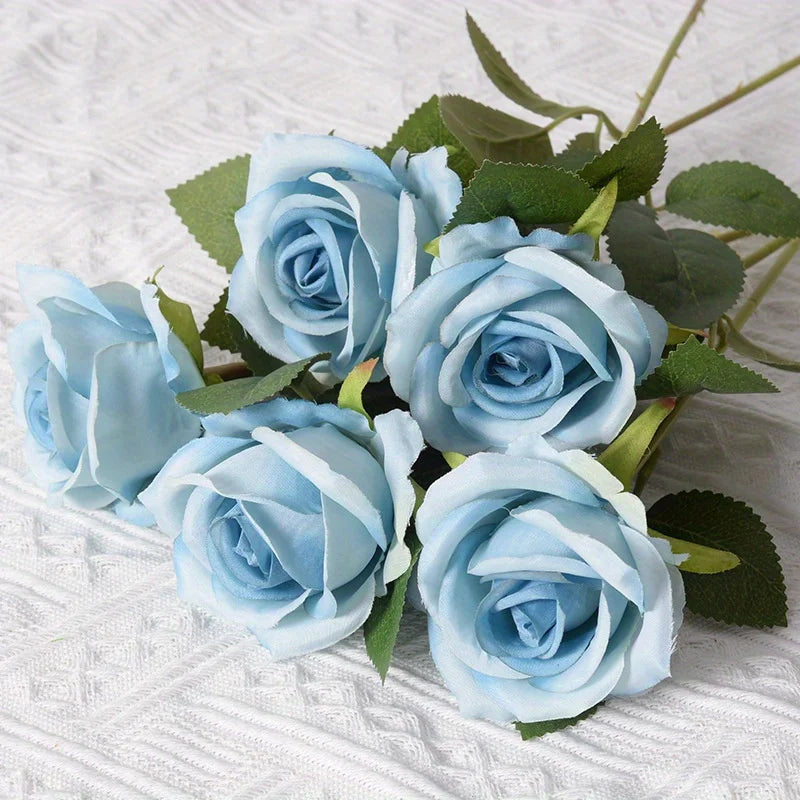 Choice Realistic Artificial Rose Bouquet for Wedding & Home Decor