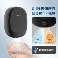 Saintciaga Mini Hand Dryer Wall Mounted 1000W Auto Sensor CE