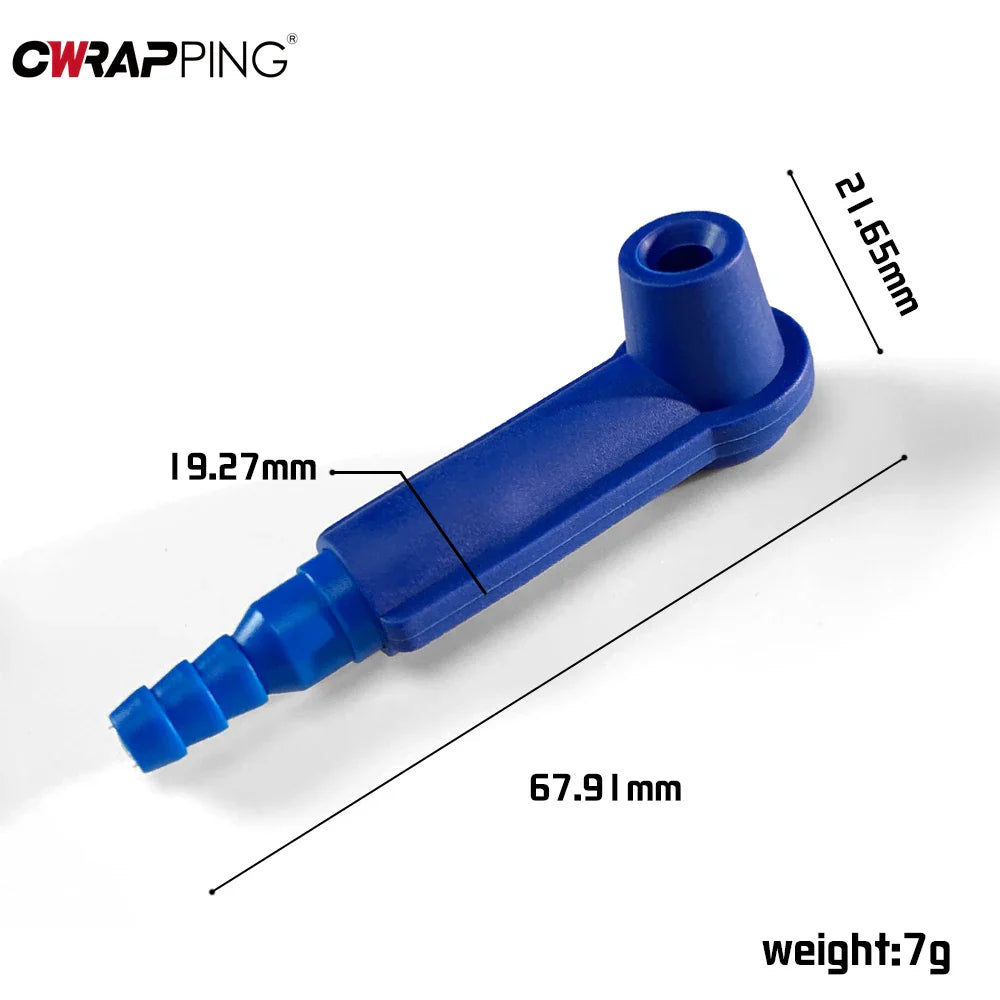 Eliteridegear car brake oil exchange pump with 50cm hose and connector for brake fluid filling and oil replacement.