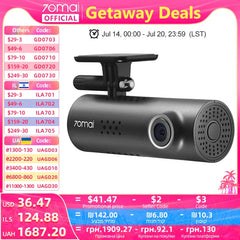 Eliteridegear 70mai Smart Dash Cam 3 M200 with 1080P recording, 130°FOV, voice control, WiFi, car DVR and parking monitor