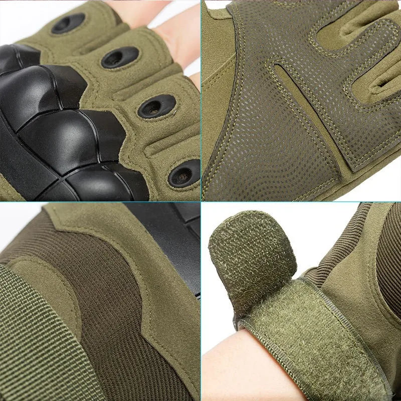 Eliteridegear outdoor tactical gloves for biking, shooting, and mountaineering, featuring durable design for men and women.