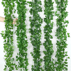 ZQNYCYCN 2.1M Silk Ivy Leaf Garland for Weddings and Decor