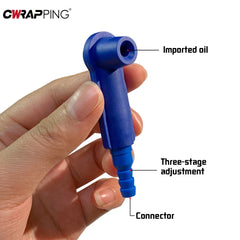 Eliteridegear car brake oil exchange pump with 50cm hose, brake fluid filling tool, and pipe connector for efficient oil replacement.