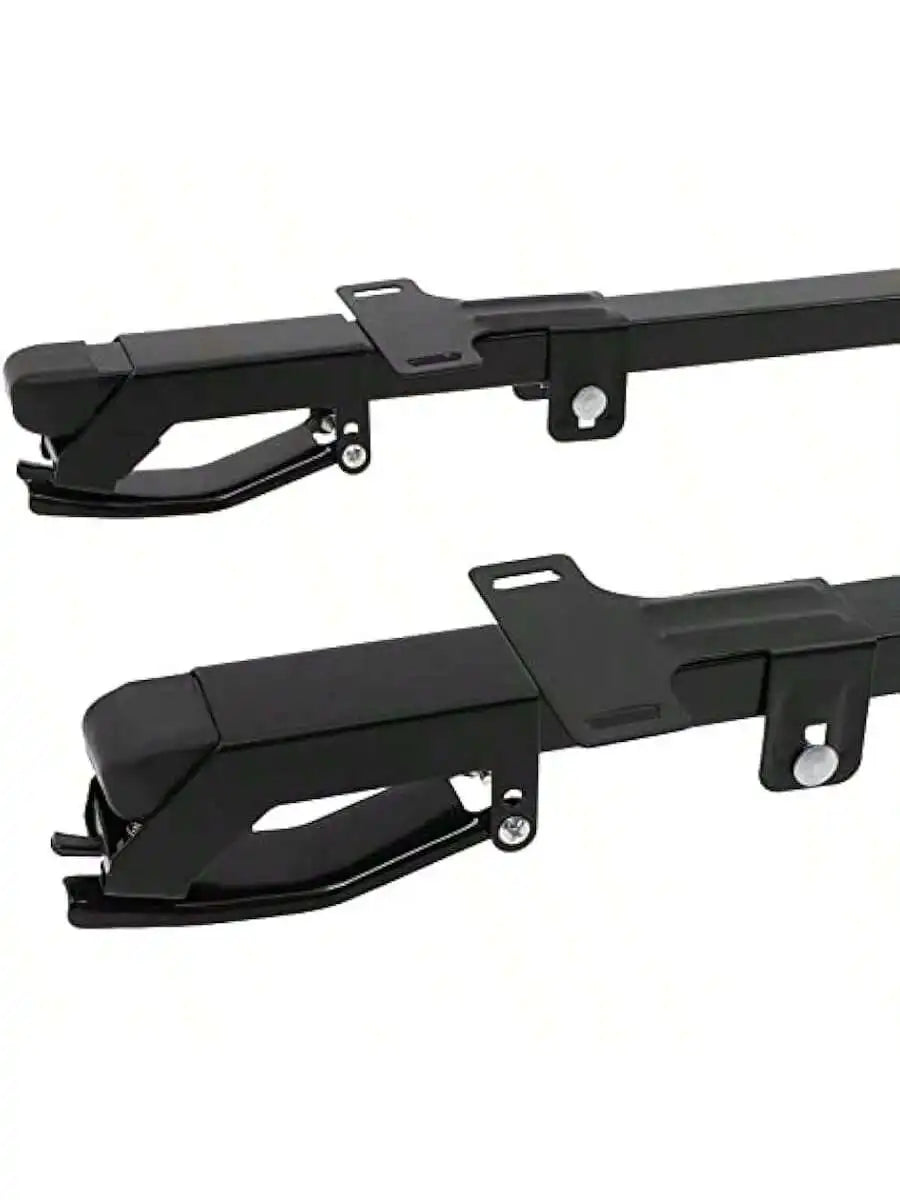 Eliteridegear Aintier roof rack for 48-inch crossbars, cargo basket and luggage carrier mounted on vehicle roof.