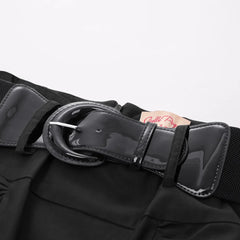 Belle Poque Pencil Skirt Women High Waist Belt Officewear