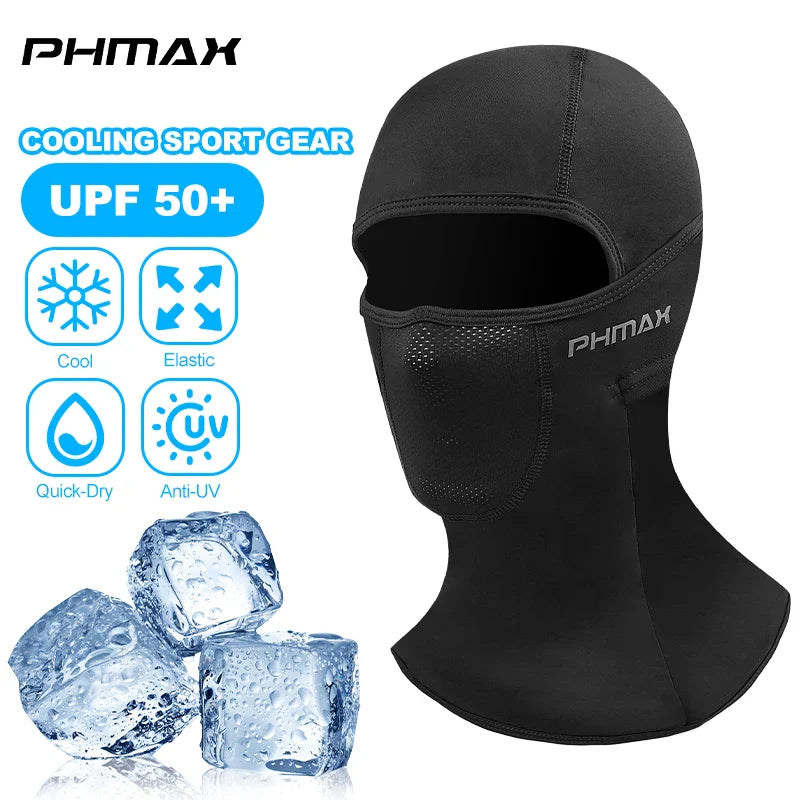 Eliteridegear PHMAX motorcycle riding mask, full face wind protection, breathable balaclava, warm hood for bikers, wind cap