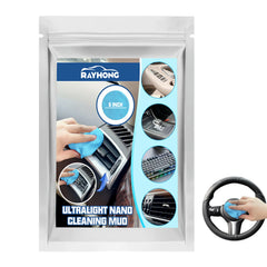 Eliteridegear car dust cleaning mud for interior air vents and dashboard, used for removing dust and debris from car surfaces.