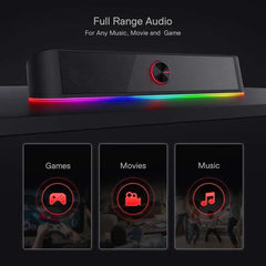 Redragon GS560 Adiemus RGB USB Desktop Soundbar For PC